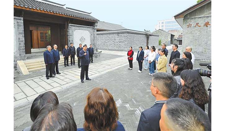 习近平：发挥多重国家发展战略叠加优势 奋力谱写中国式现代化安徽篇章